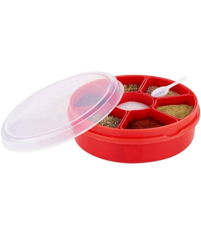     			FIT4CHEF Spice Container Set Polyproplene Red Spice Container ( Set of 1 )