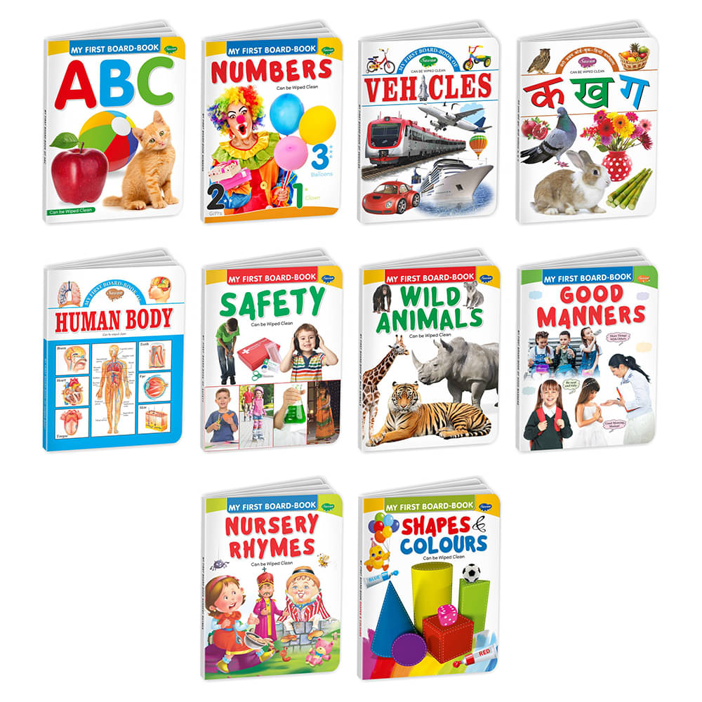 Gift for kids under 5 year | Pack of 10 My First Board Books Gift for kids under 5 year | Pack of 10 My First Board Books