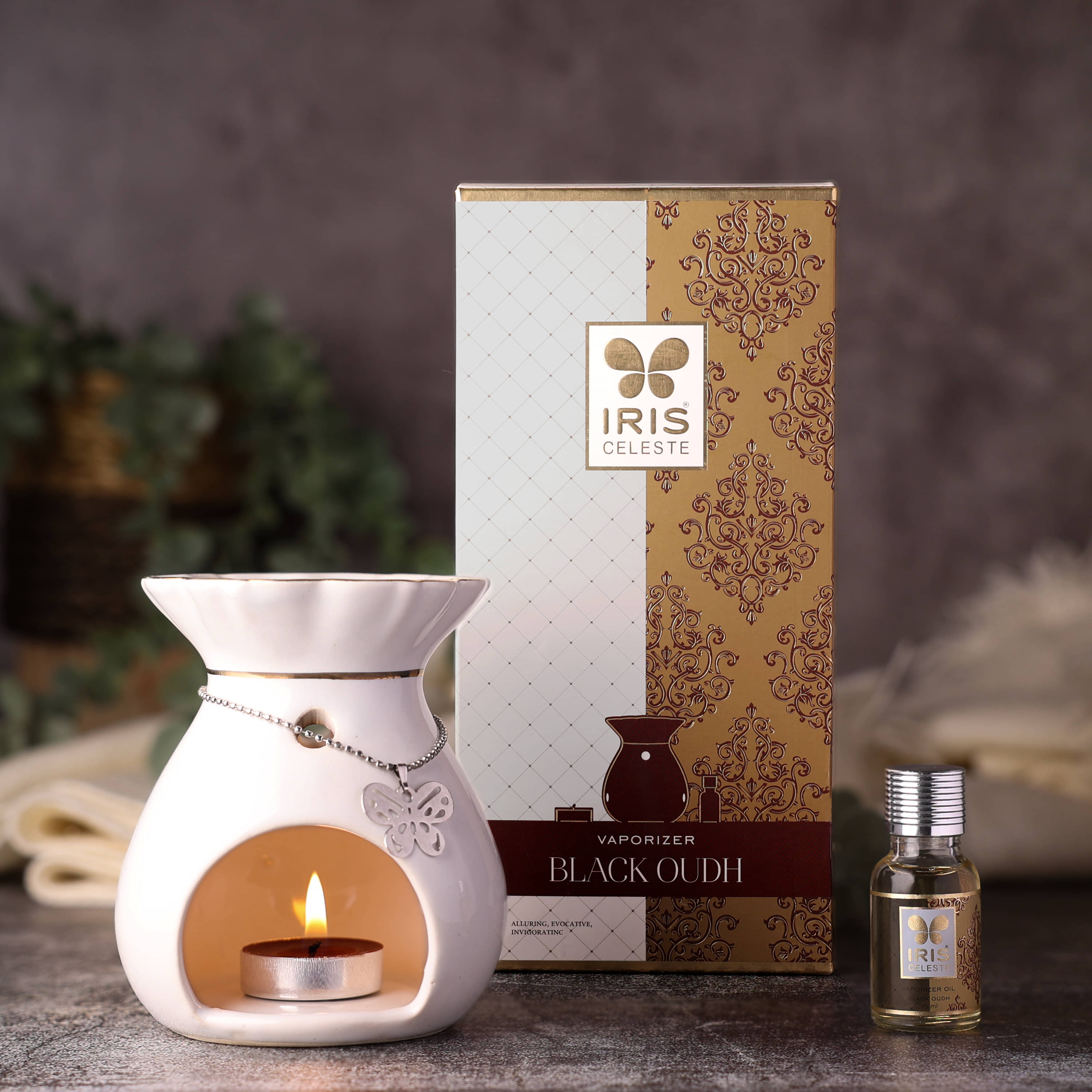 Iris Celeste Aroma Oils & Diffusers Set - Pack of 1 Iris Celeste Aroma Oils & Diffusers Set - Pack of 1