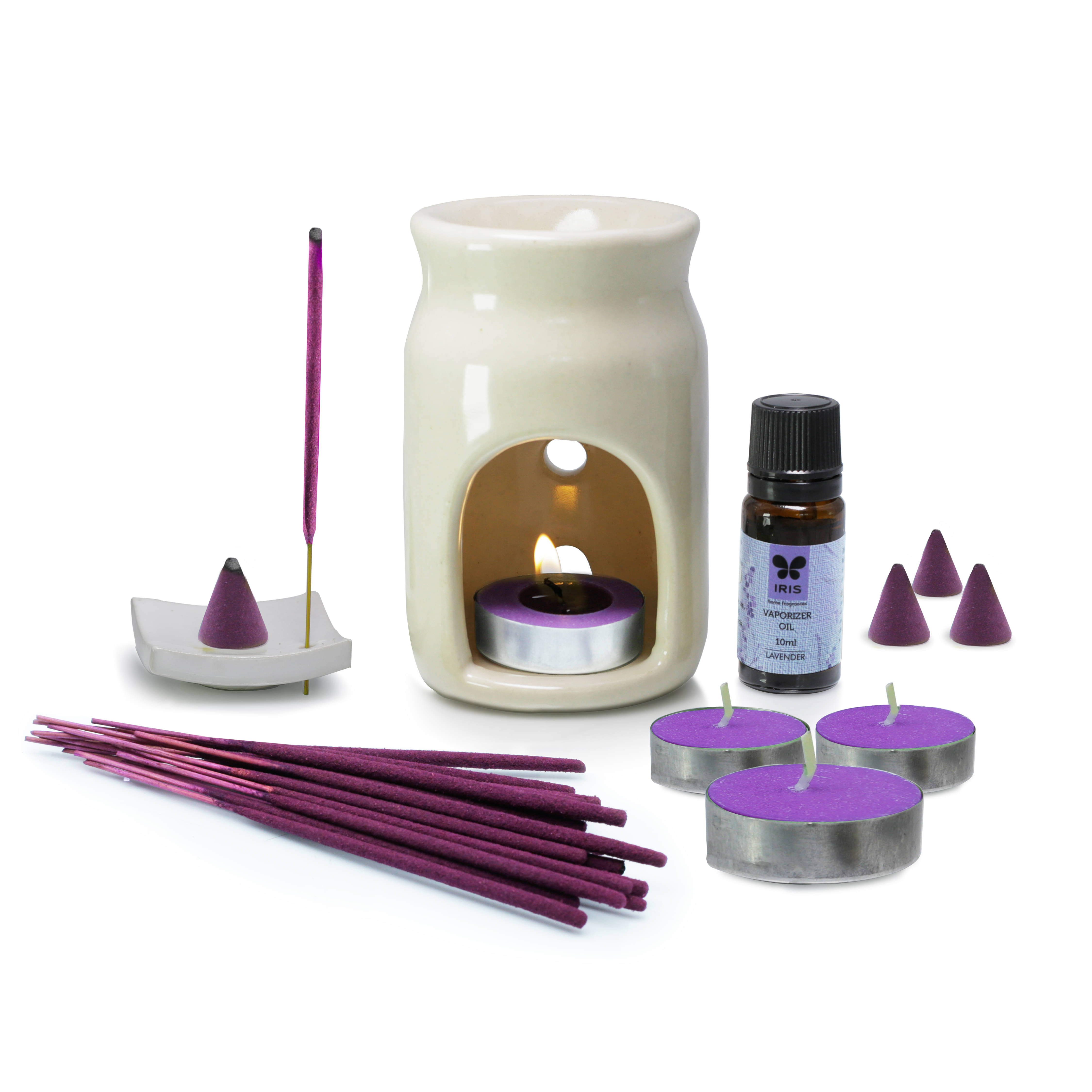 Iris Home Fragrances Aroma Oils & Diffusers Set - Pack of 1 Iris Home Fragrances Aroma Oils & Diffusers Set - Pack of 1