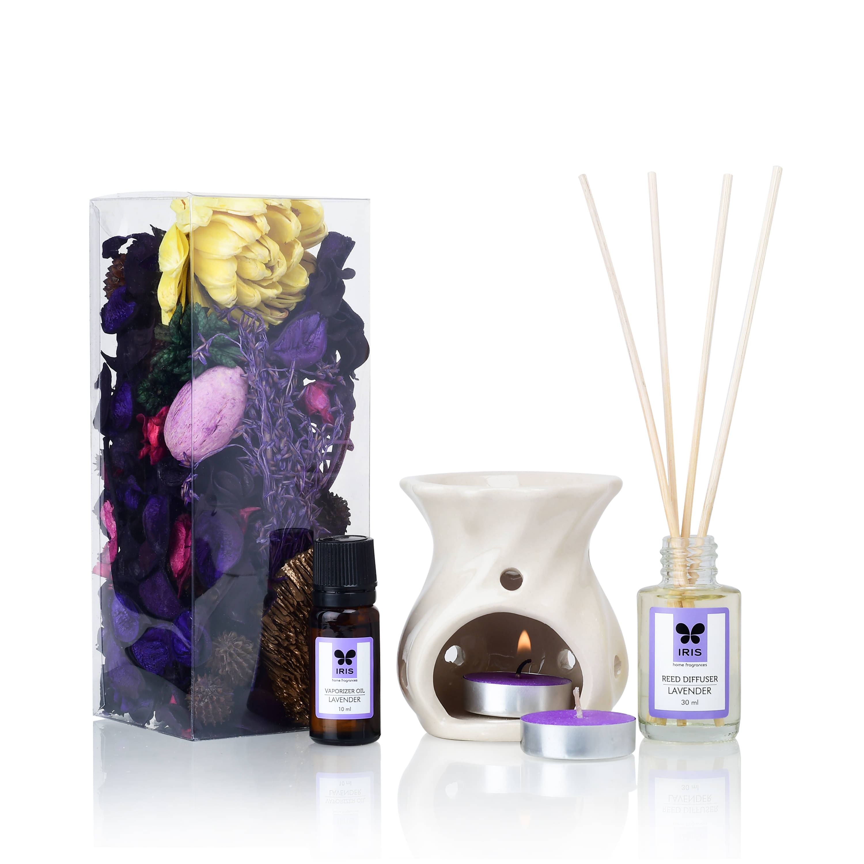 Iris Home Fragrances Aroma Oils & Diffusers Set - Pack of 1 Iris Home Fragrances Aroma Oils & Diffusers Set - Pack of 1
