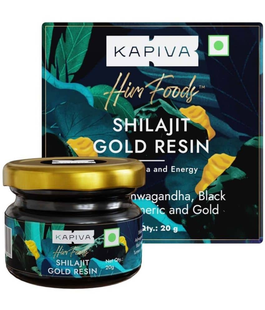 Kapiva Shilajit Gold Resin | Boosts Stamina | Contains 24 Carat Gold | 100% Ayurvedic