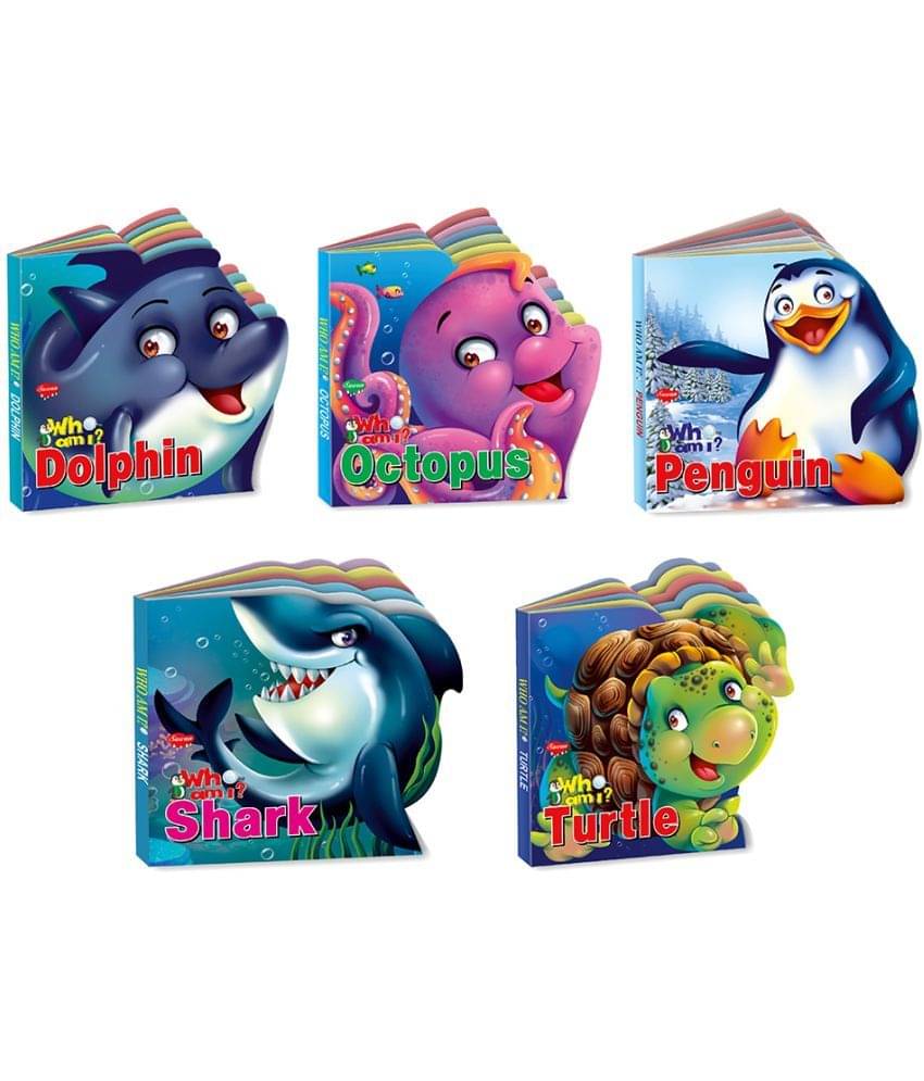     			Learn About Water Animals | Who Am I Die-Cut Shape Board-Books | Pack Of 5 Books (Board Book, Manoj Publications Editorial Board)
