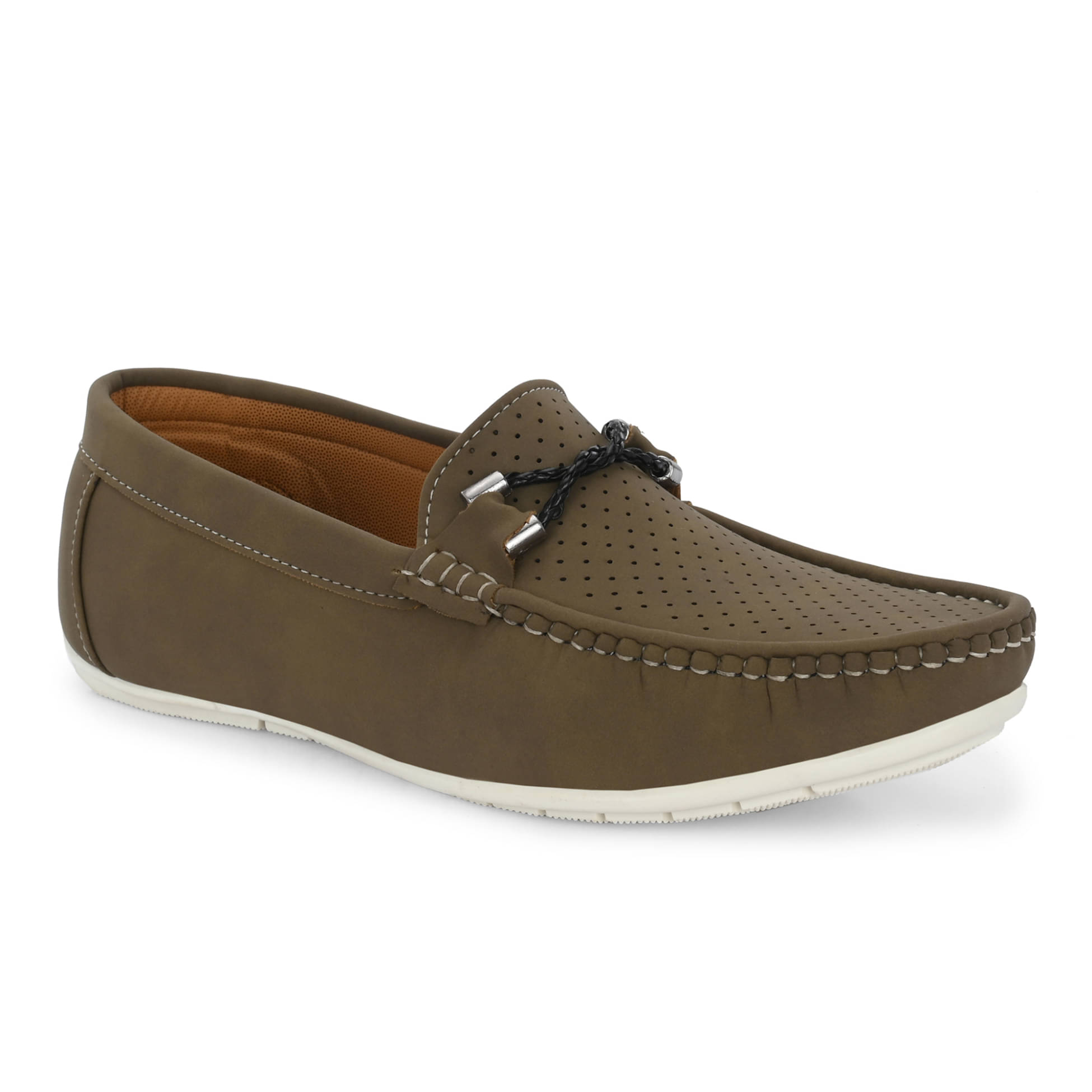 Leeport Olive Men's Slip on Leeport Olive Men's Slip on
