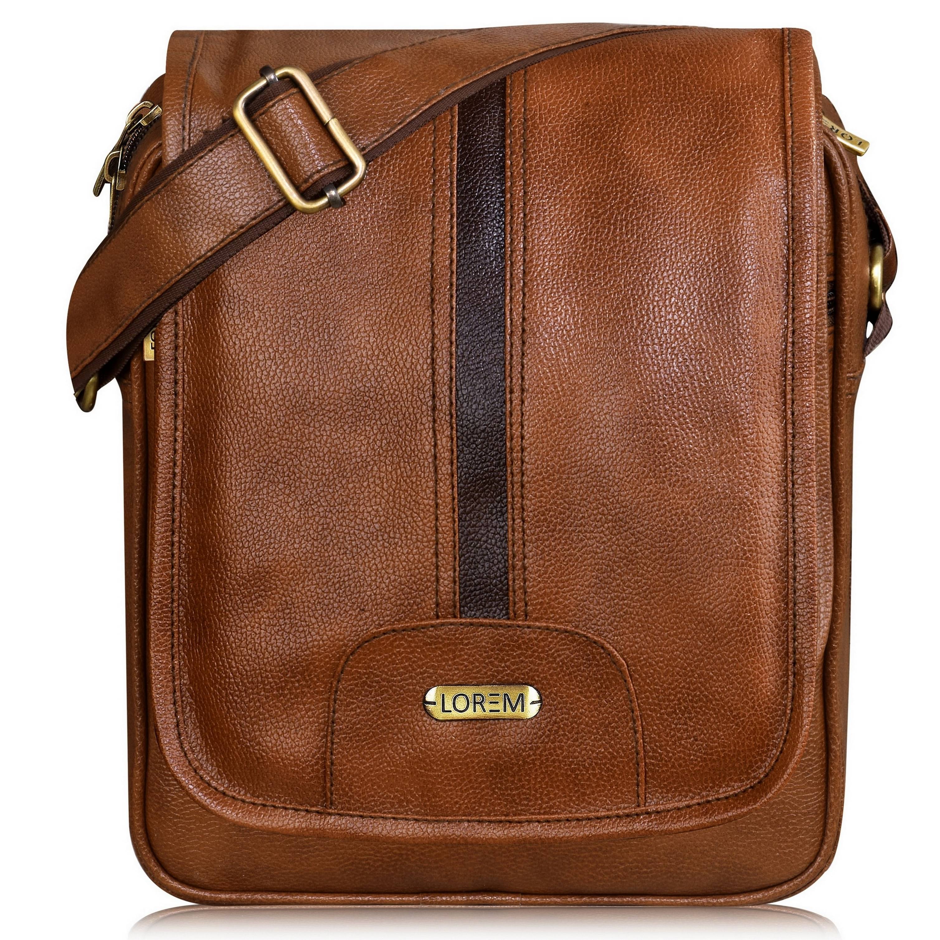     			Lorem Orange Messenger Bag