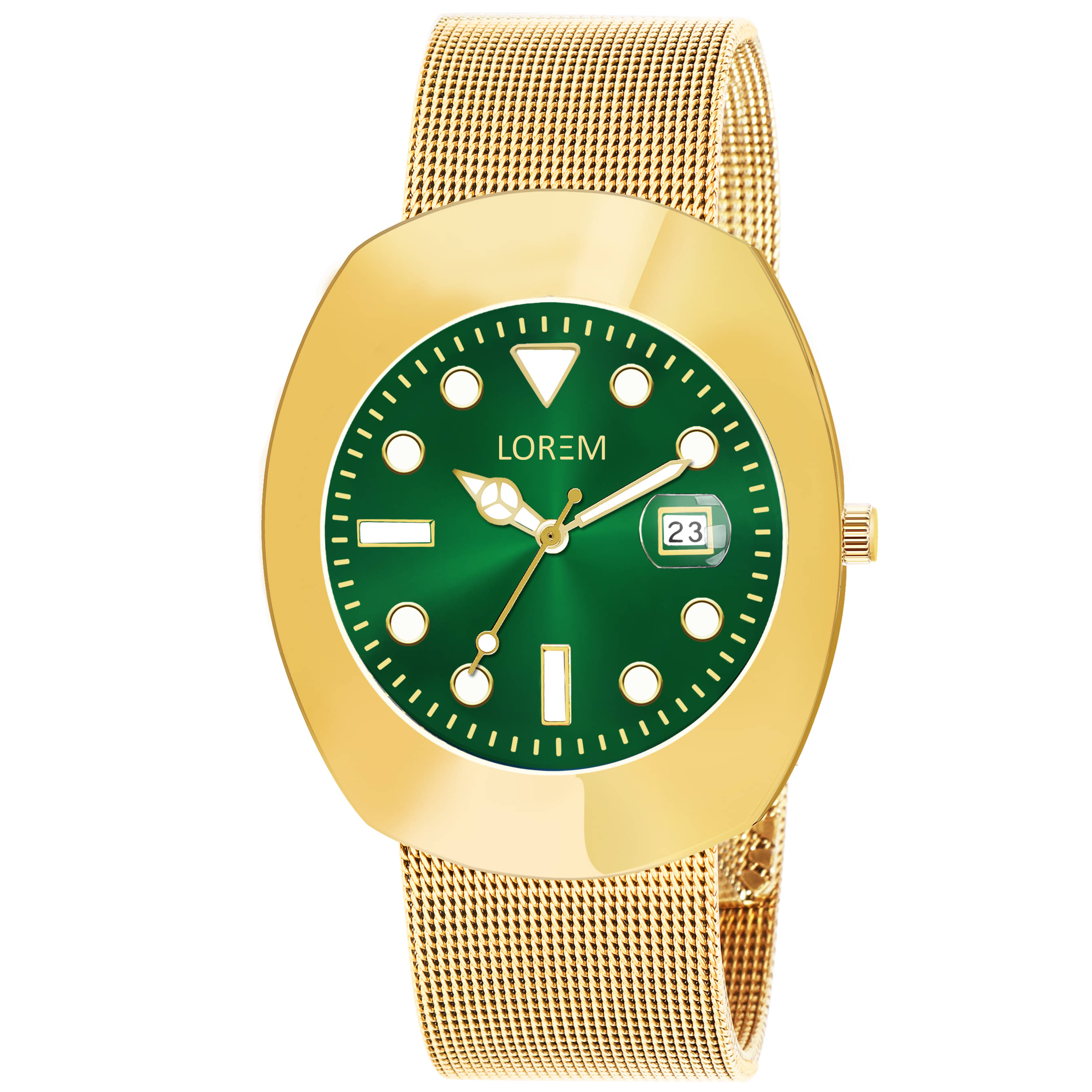     			Lorem Gold Stainless Steel Analog Men's Watch