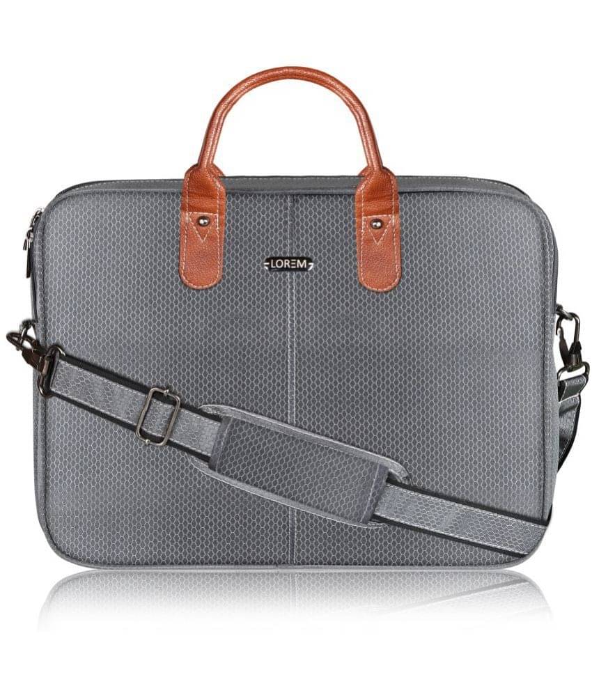     			Lorem Grey Solid Messenger Bag