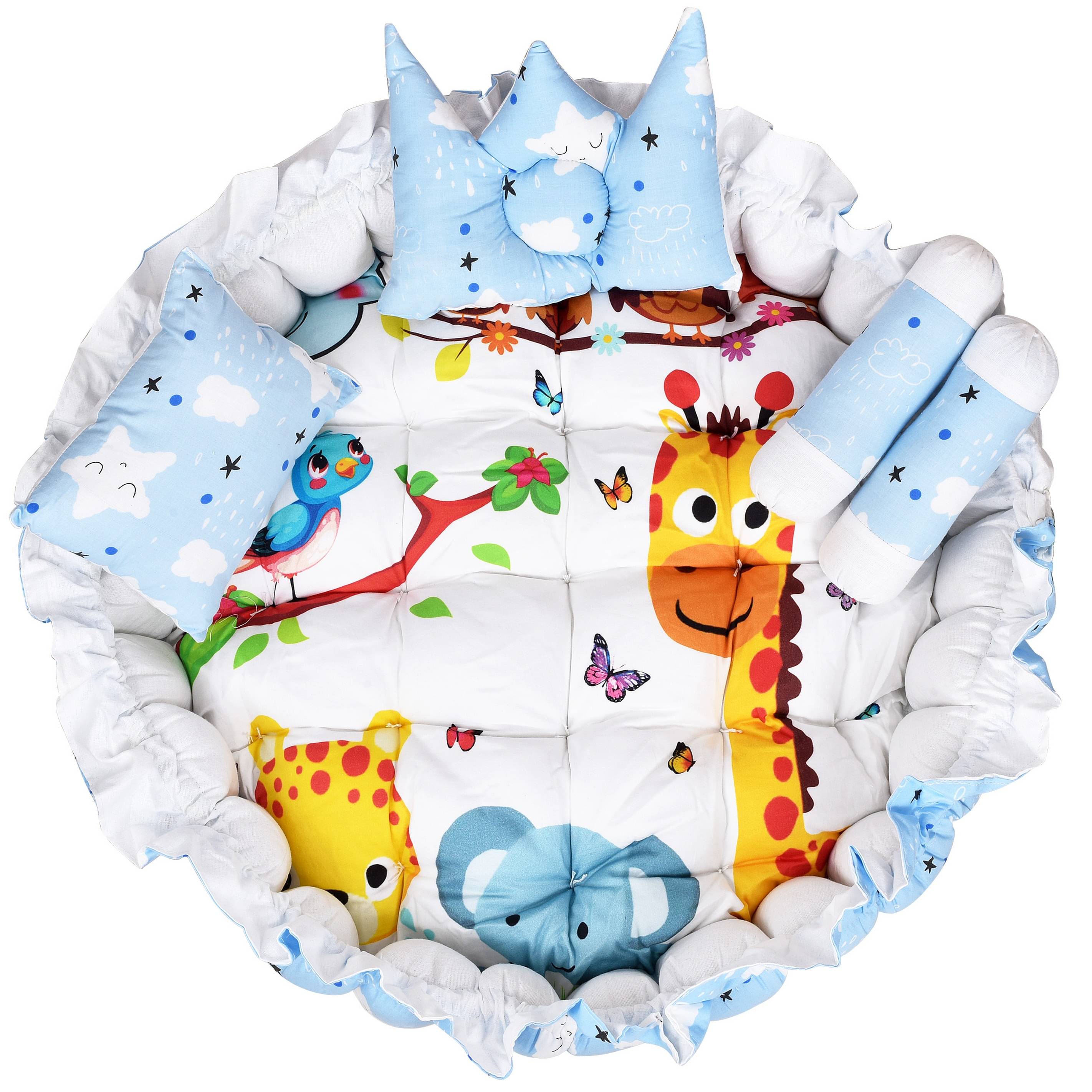     			Lorem Multi-Colour Cotton ( 1 pcs) Bedding Sets