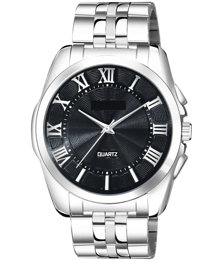     			Lorem Silver Metal Analog Men's Watch