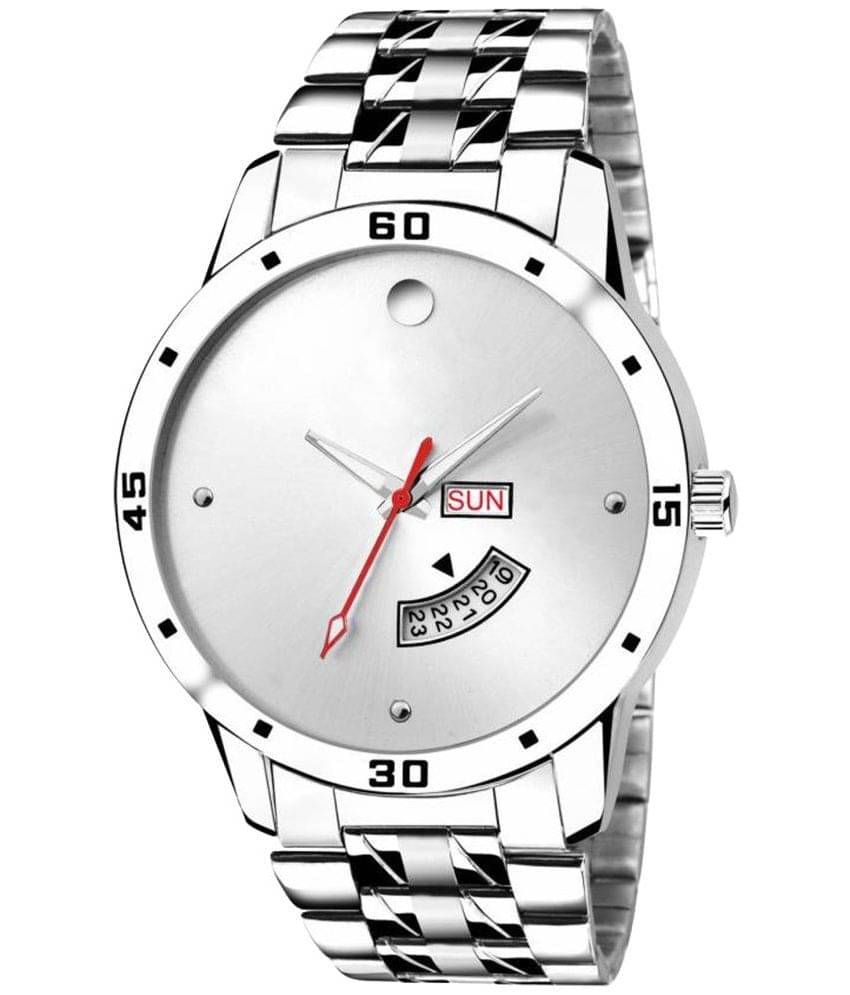     			Lorem Silver Metal Analog Men's Watch