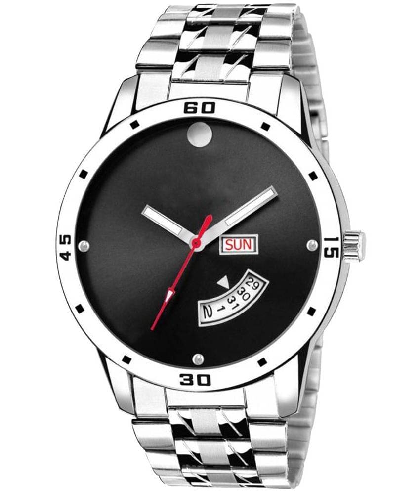     			Lorem Silver Metal Analog Men's Watch