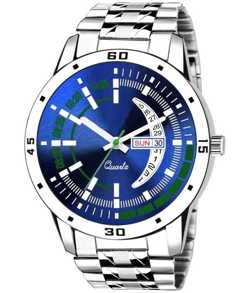     			Lorem Silver Metal Analog Men's Watch