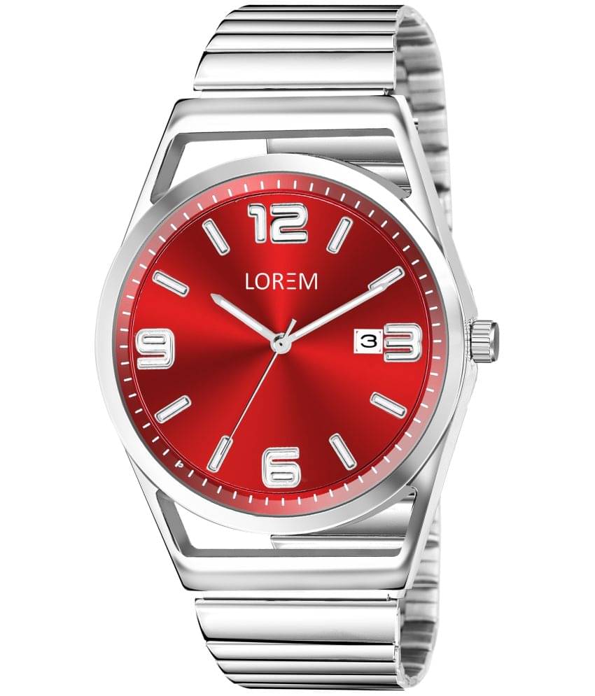    			Lorem Silver Stainless Steel Analog Men's Watch