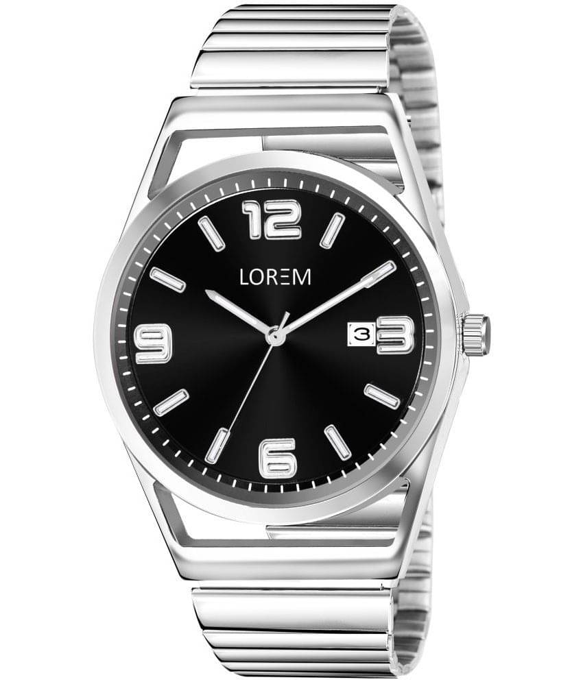     			Lorem Silver Stainless Steel Analog Men's Watch