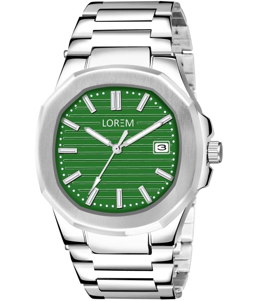     			Lorem Silver Stainless Steel Analog Men's Watch