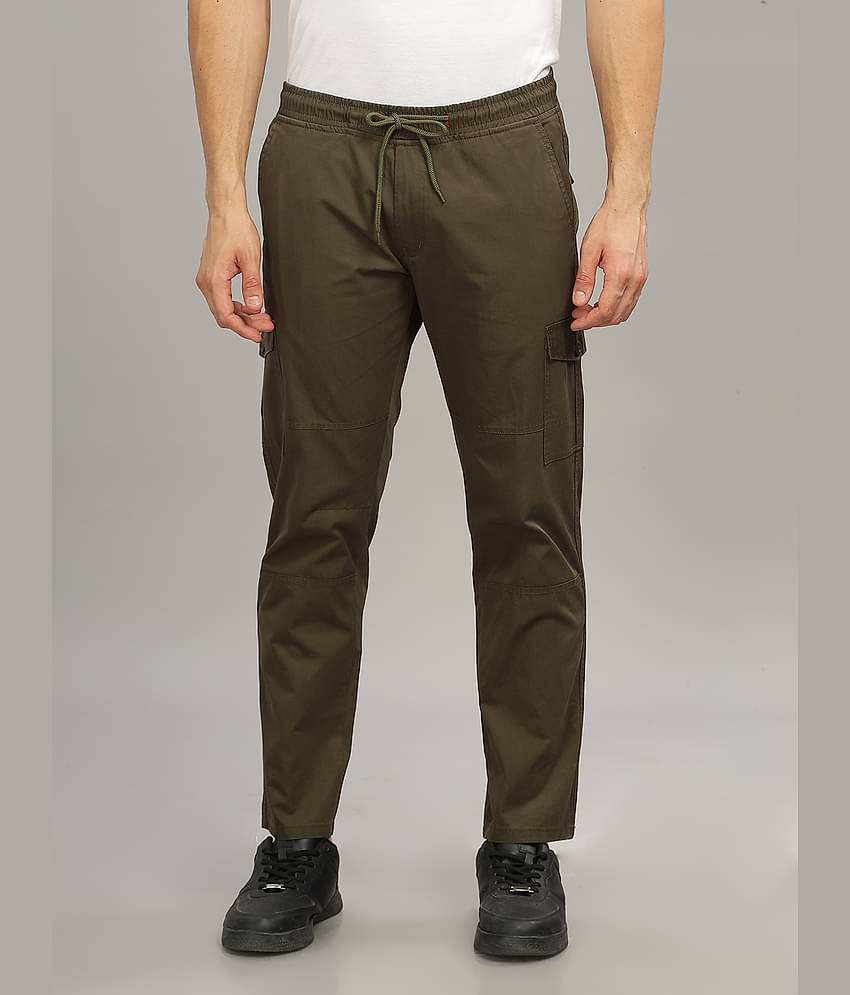 Paul Street Slim Flat Men's Cargos - Grey ( Pack of 1 )