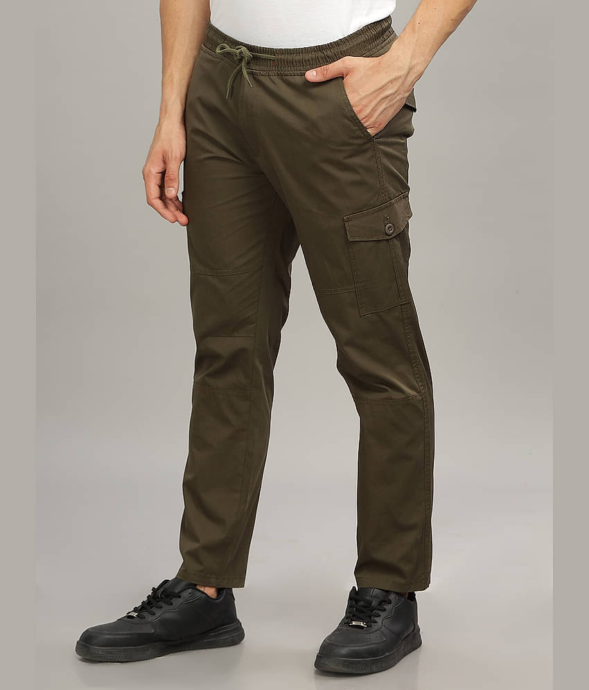 Paul Street Slim Flat Men's Cargos - Grey ( Pack of 1 )