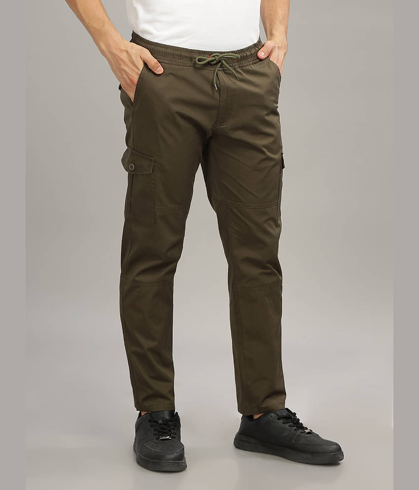 Paul Street Slim Flat Men's Cargos - Grey ( Pack of 1 )