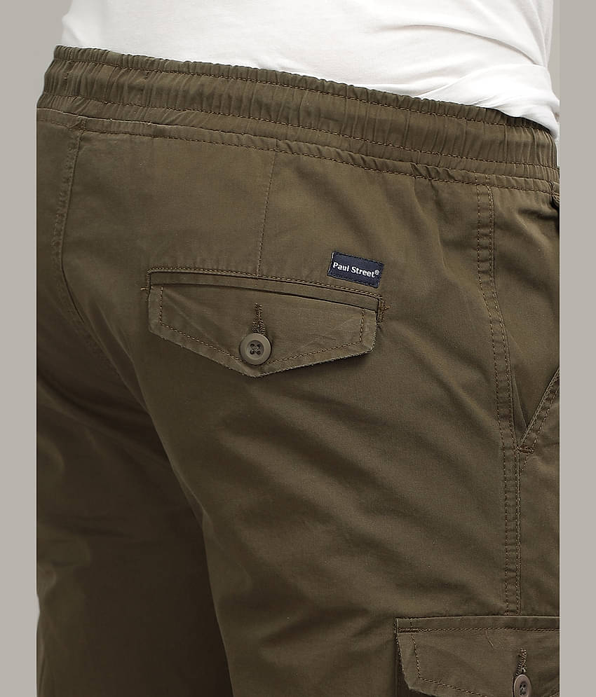 Paul Street Slim Flat Men's Cargos - Grey ( Pack of 1 )