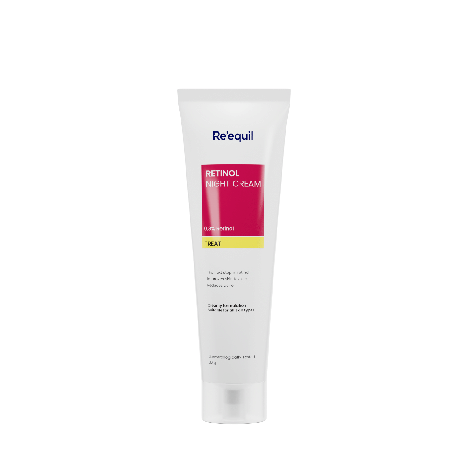 Re'equil 0.3% Retinol Night Cream Improves Skin Texture For All Skin Types 30g ( Pack of 1 ) Re'equil 0.3% Retinol Night Cream Improves Skin Texture For All Skin Types 30g ( Pack of 1 )