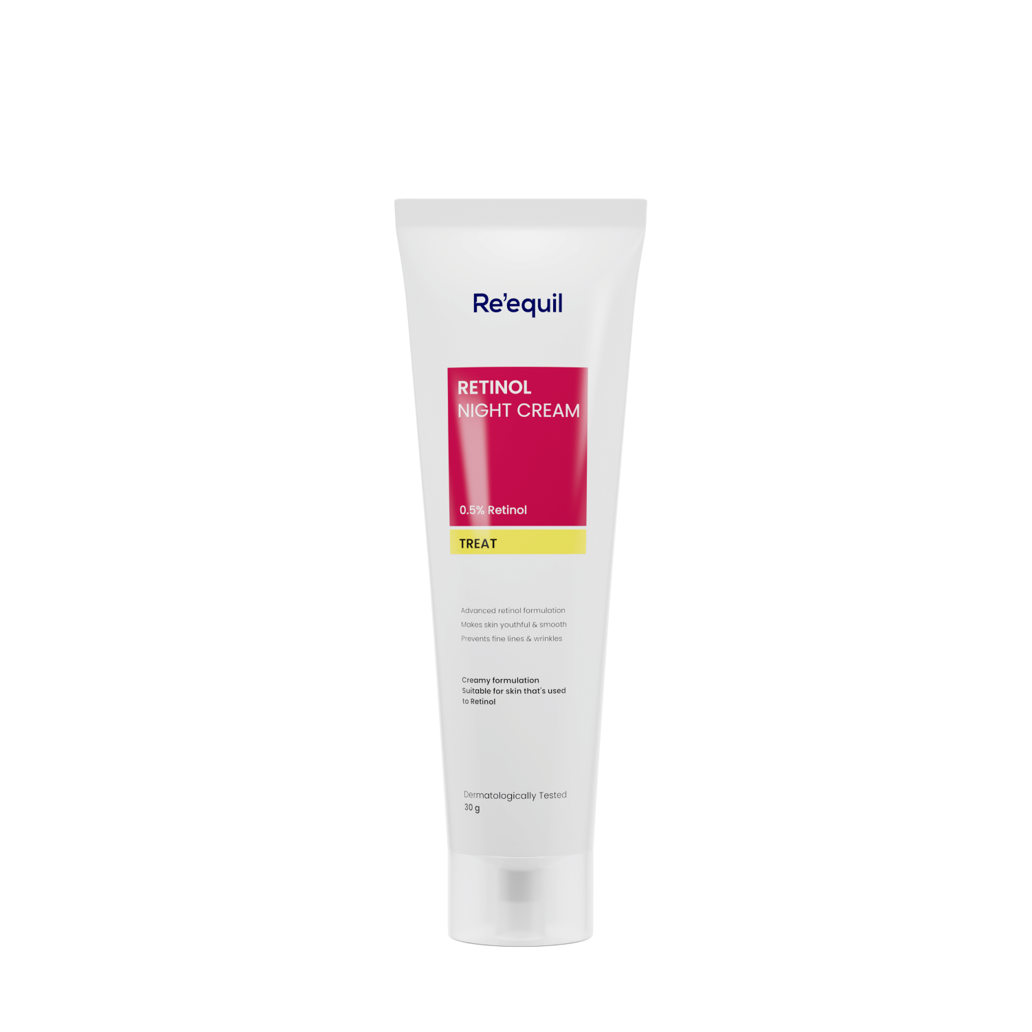 Re'equil 0.5% Retinol Night Cream Prevents Fine Lines & Wrinkles All Skin Types 30g ( Pack of 1 ) Re'equil 0.5% Retinol Night Cream Prevents Fine Lines & Wrinkles All Skin Types 30g ( Pack of 1 )