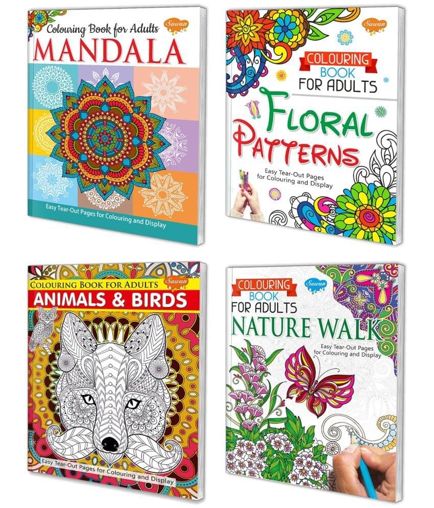     			Sawan Colouring Book For Your Young Ones | Set Of 4 Books | Anti-Stress Art Therapy For Busy People (Paperback, Manoj Publications Editorial Board)