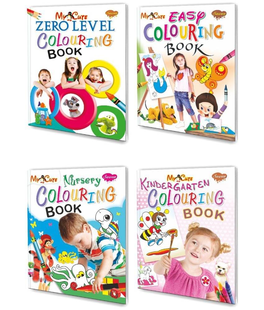 Sawan My Cute Series Colouring Book | Set Of 4 Books (Paperback, Manoj Publications Editorial Board) Sawan My Cute Series Colouring Book | Set Of 4 Books (Paperback, Manoj Publications Editorial Board)
