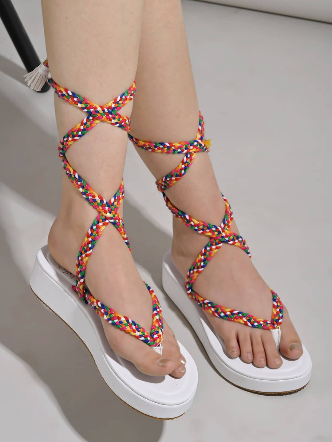     			Shoetopia White Women's Sandal Heels