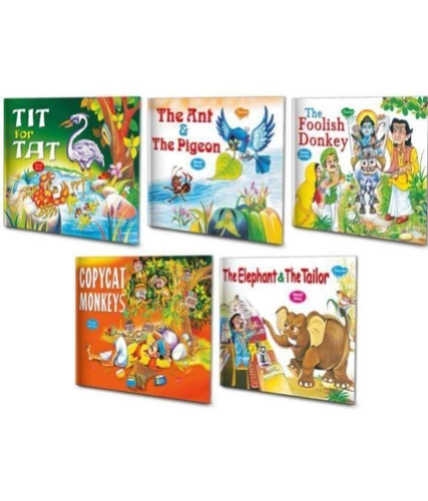 Tit For Tat, The Ant & The Pigon, The Foolish Donkey, Copycat Monkeys, The Elephant & The Tailor | 5 Moral Stories By Sawan (Paperback, Manoj Publications Editorial Board) Tit For Tat, The Ant & The Pigon, The Foolish Donkey, Copycat Monkeys, The Elephant & The Tailor | 5 Moral Stories By Sawan (Paperback, Manoj Publications Editorial Board)