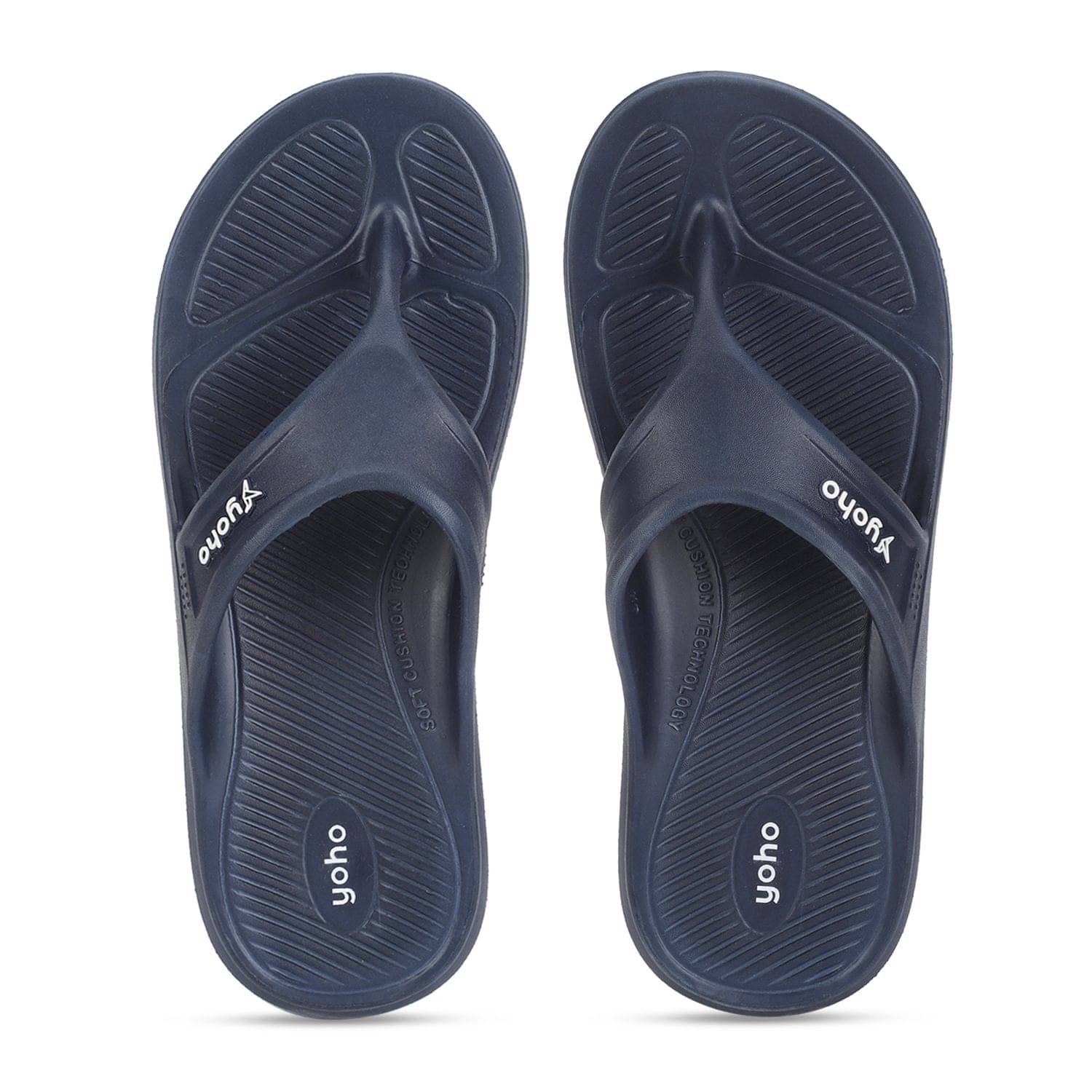     			Yoho Navy blue Men's Thong Flip Flop