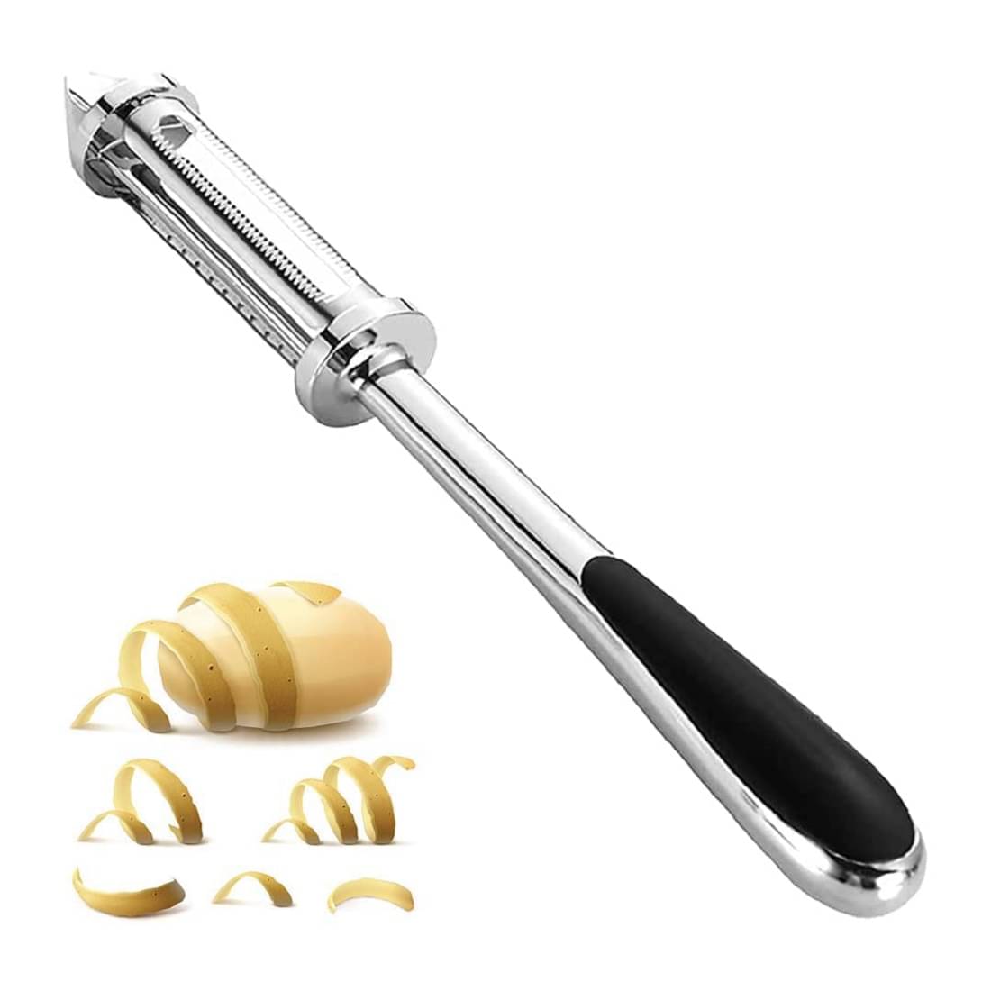 Arni Multicolor Stainless Steel Vegetable Peeler ( Pack of 1 ) Arni Multicolor Stainless Steel Vegetable Peeler ( Pack of 1 )