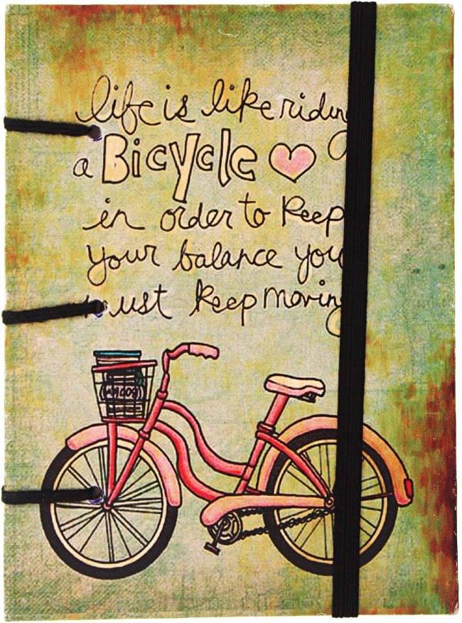 Bicycle Print In Special Binding Notebook Regular Journal Bicycle Print In Special Binding Notebook Regular Journal