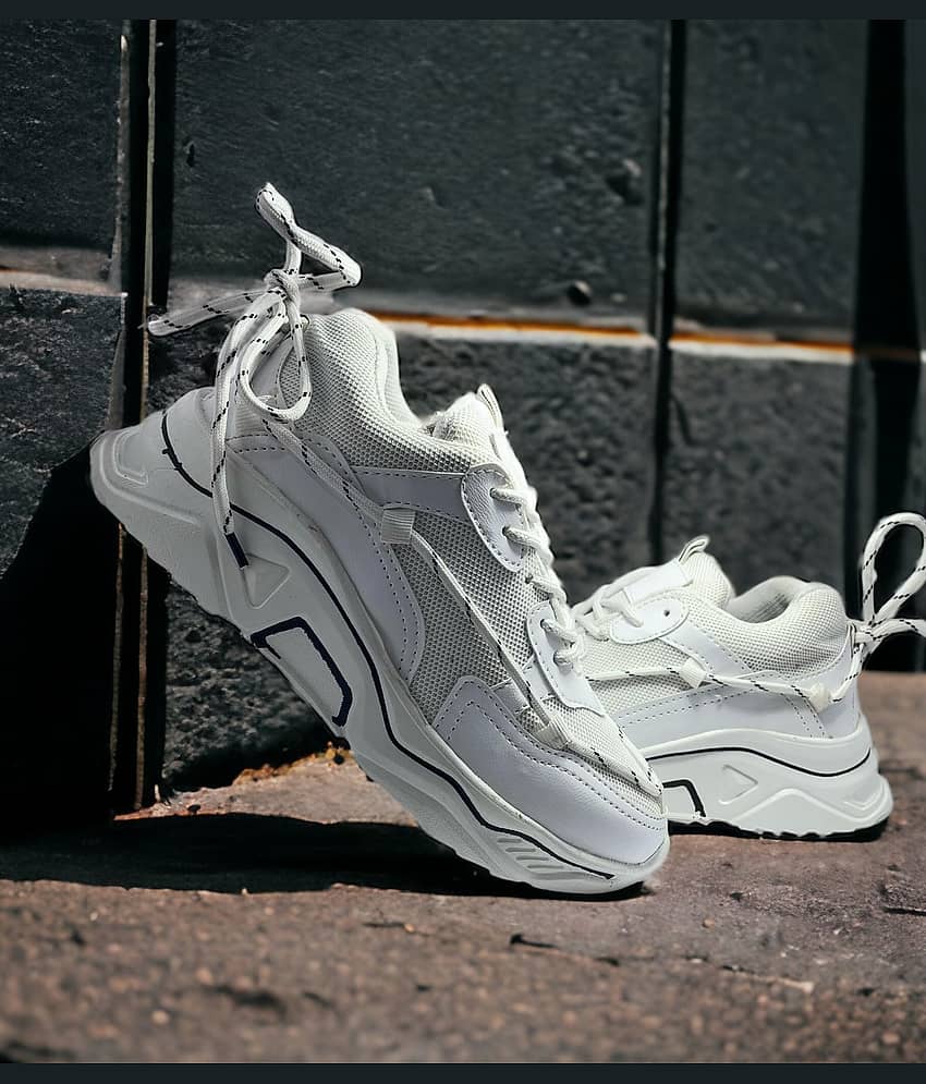 Fabbmate White Women's Sneakers - Casual Shoes | Buy online on ZillyBuy