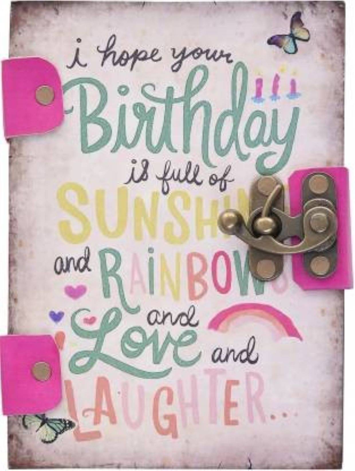     			Happy Birthday Cross Binding A5 Diary