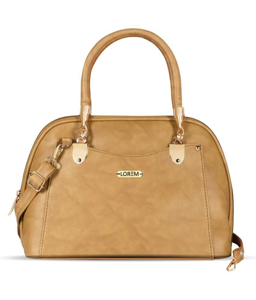     			Lorem Shoulder Bag Faux Leather Set of 1 ( Cream )