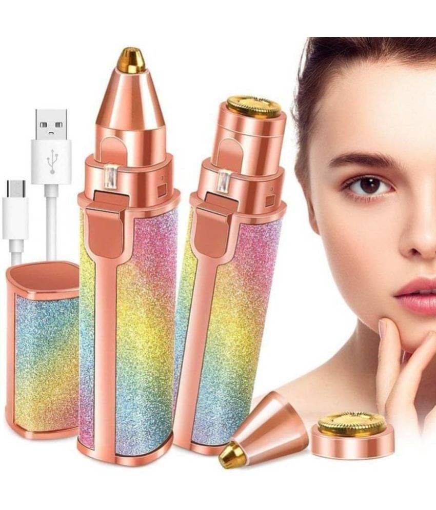     			Loyalmart 2 in 1 Multicolor Cordless Eyebrow Trimmer With 80 minutes Runtime