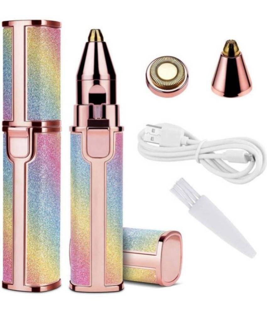     			Loyalmart 2 in 1 Multicolor Cordless Eyebrow Trimmer With 80 minutes Runtime