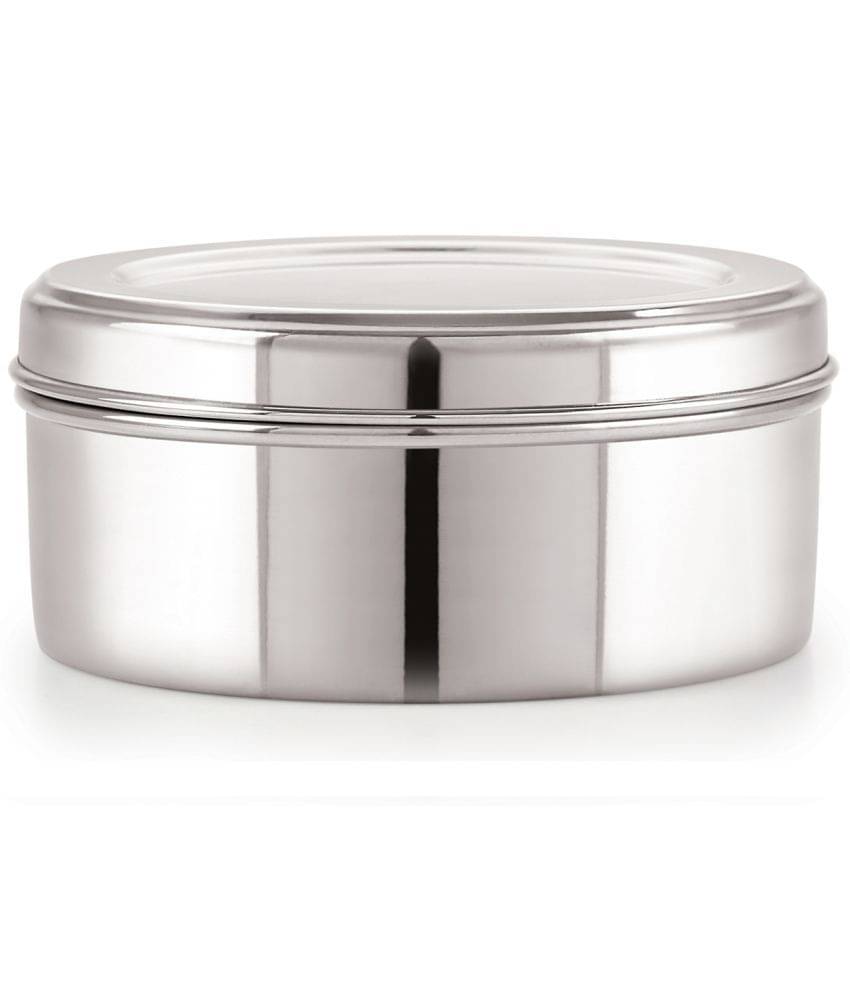     			Neelam Dabba Puri 8 (26G) Steel Silver Food Container ( Set of 1 )