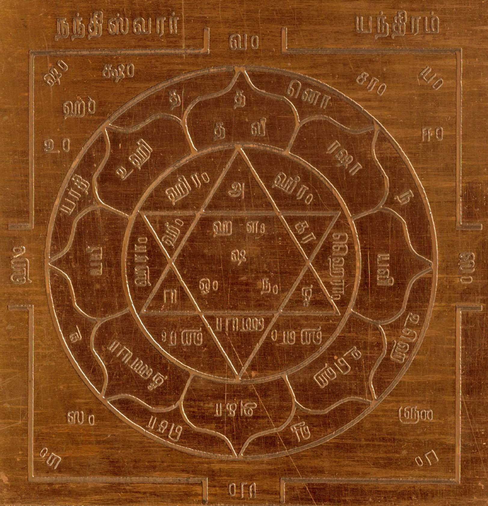 Omkar Nandakeswarar Copper Yantra / Nandeeswarar Yantram Omkar Nandakeswarar Copper Yantra / Nandeeswarar Yantram