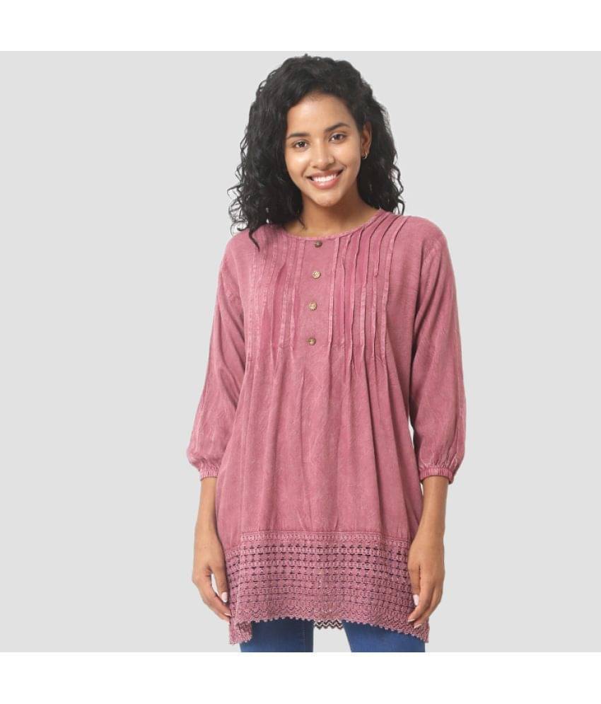     			PP Kurtis Women's Rayon A-Line Top ( Brown )