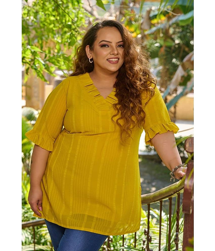 Georgette Short Kurti For Women (Pack of 1) - Kurtis, Tunics | Buy online on ZillyBuy