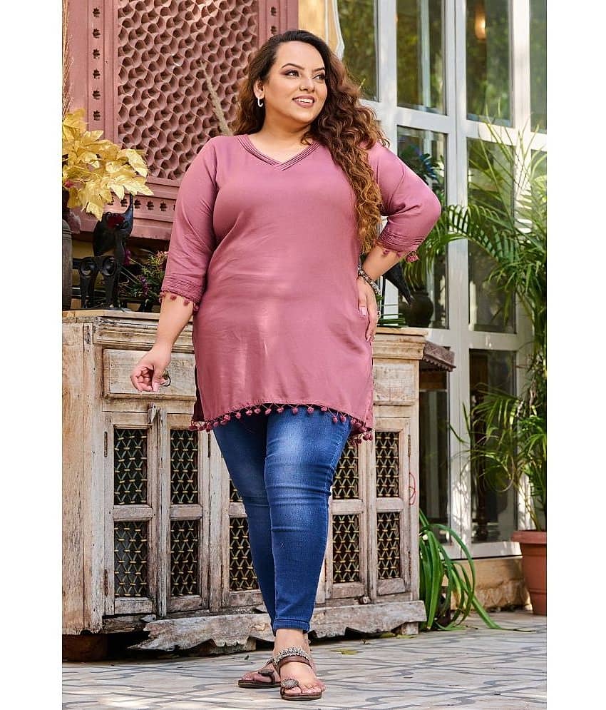 Rayon Short Kurti For Women (Pack of 1) - Kurtis, Tunics | Buy online on ZillyBuy