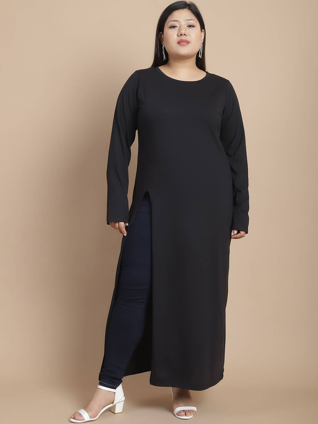    			Rigo Women's Cotton Blend Regular Top ( Black )