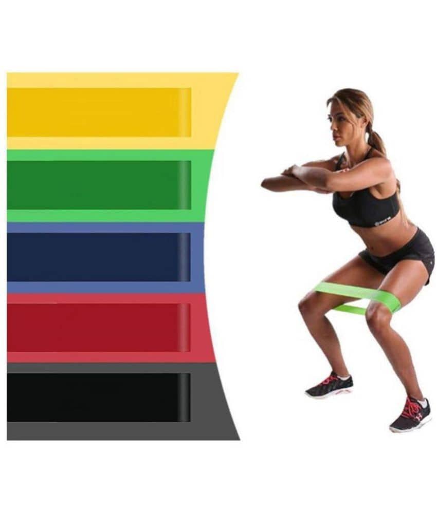aurapuro Rubber Compact Resistance Band Blue - Heavy Resistance - Sports and Fitness Equipment | Buy online on ZillyBuy