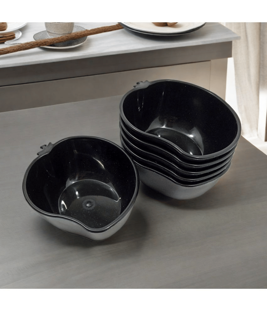 kitchrox Plastic Snacks Bowl 120 mL ( Set of 6 )