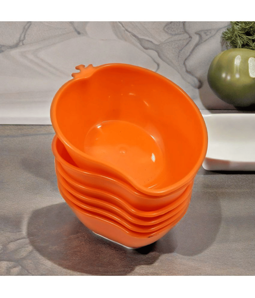 kitchrox Plastic Snacks Bowl 120 mL ( Set of 6 )     			kitchrox Plastic Snacks Bowl 120 mL ( Set of 6 )