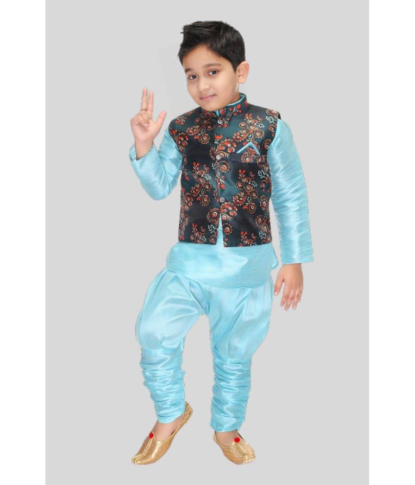     			s muktar garments Pack of 1 Boys Polyester ( Turquoise )