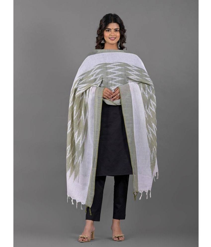 Apratim Grey Cotton Women's Dupatta - ( Pack of 1 )     			Apratim Grey Cotton Women's Dupatta - ( Pack of 1 )