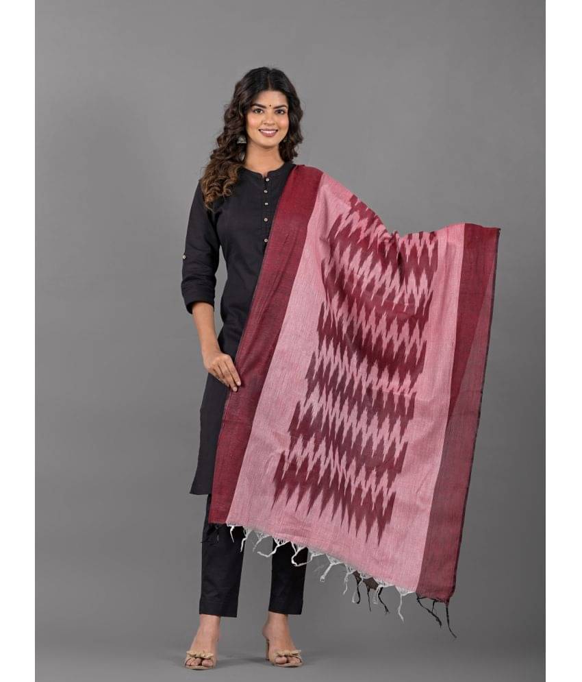     			Apratim Maroon Cotton Women's Dupatta - ( Pack of 1 )