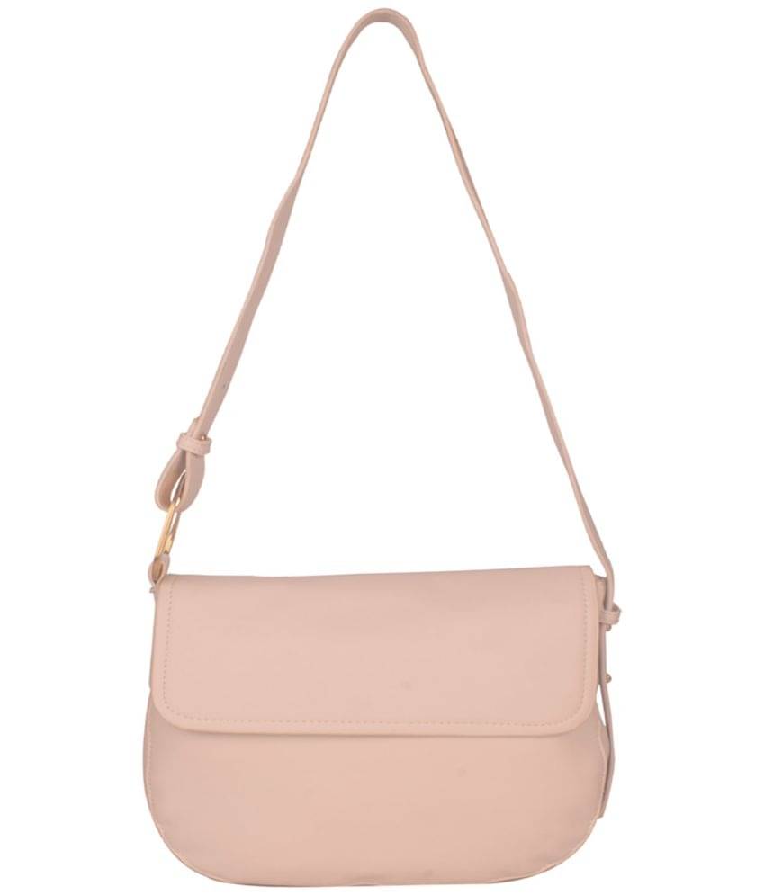     			Bagkok Sling Bag PU Set of 1 ( Beige )